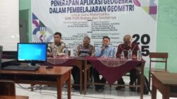 BERSAMA GURU MATEMATIKA DI BREBES UNS GELAR SINAU BARENG APLIKASI GEOGEBRA