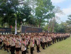 KWARCAB BREBES IKUTI LOMBA PRAMUKA GARUDA BERPRESTASI TINGKAT KWARDA JATENG