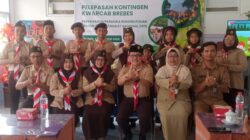 KA. KWARCAB BREBES LEPAS 5 ORANG ANGGOTA PRAMUKA IKUTI PPBK TINGKAT NASIONAL TAHUN 2025