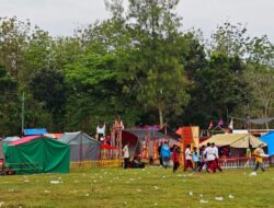 JELANG JAMRAN LOSARI 2025, 166 GUDEP PADATI LAPANGAN RANDEGAN DIRIKAN TENDA