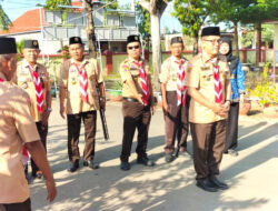 KA. KWARCAB BREBES MENJADI INSPEKTUR UPACARA HARI KESAKTIAN PANCASILA DI SMP NEGERI 1 BULAKAMBA