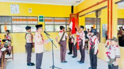 KA. KWARCAB BREBES LANTIK 215 ANGGOTA PRAMUKA KWARRAN SONGGOM MENJADI PRAMUKA GARUDA