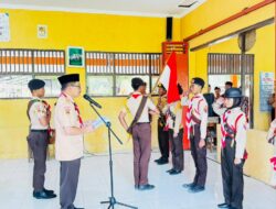 KA. KWARCAB BREBES LANTIK 215 ANGGOTA PRAMUKA KWARRAN SONGGOM MENJADI PRAMUKA GARUDA