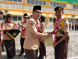233 ANGGOTA PRAMUKA KWARRAN BREBES DILANTIK MENJADI PRAMUKA GARUDA