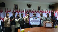 KA. KWARDA JATENG MEMBERIKAN APRESIASI PADA PRAMUKA BREBES YANG TANGGAP DAN PEDULI TERHADAP KORBAN BENCANA ALAM DI SUMATRA