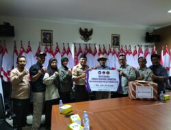 KA. KWARDA JATENG MEMBERIKAN APRESIASI PADA PRAMUKA BREBES YANG TANGGAP DAN PEDULI TERHADAP KORBAN BENCANA ALAM DI SUMATRA