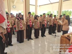 69 PEMBINA DAN 8 PELATIH KWARCAB BREBES  DIKUKUHKAN