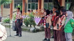 KA. KWARRAN WANASARI MEMBUKA KEGIATAN PRASASTI SMP MA’ARIF NU KEBOLEDAN