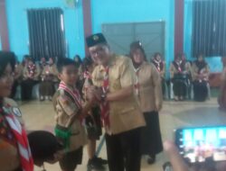 JELANG RAMADHAN 205 ANGGOTA PRAMUKA KWARRAN SALEM DILANTIK MENJADI PRAMUKA GARUDA
