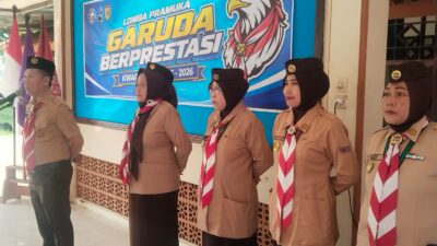 37 ANGGOTA MUDA PRAMUKA KWARCAB BREBES IKUT LOMBA PRAMUKA GARUDA BERPRESTASI