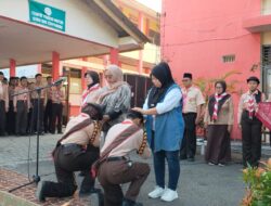 GUDEP SMP NEGERI 1 PAGUYANGAN LEPAS DUA ANGGOTA PENGGALANG UNTUK IKUTI JAMNAS XII 2026