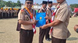 DI HARI PRAMUKA KE 65 KAK LAKHMUDDIN, M.Pdi MENDAPATKAN PENGHARGAAN LENCANA MELATI