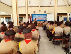 100 ANGGOTA PRAMUKA PENEGAK KWARCAB BREBES IKUTI BIMTEK CIPTA BACA PUISI.