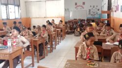PRAMUKA SIAGA DAN PENGGALANG GUDEP MI ARROBI’AH  AZZAIN GRINTING KWARRAN BULAKAMBA SELALU GIAT DALAM BERLATIH